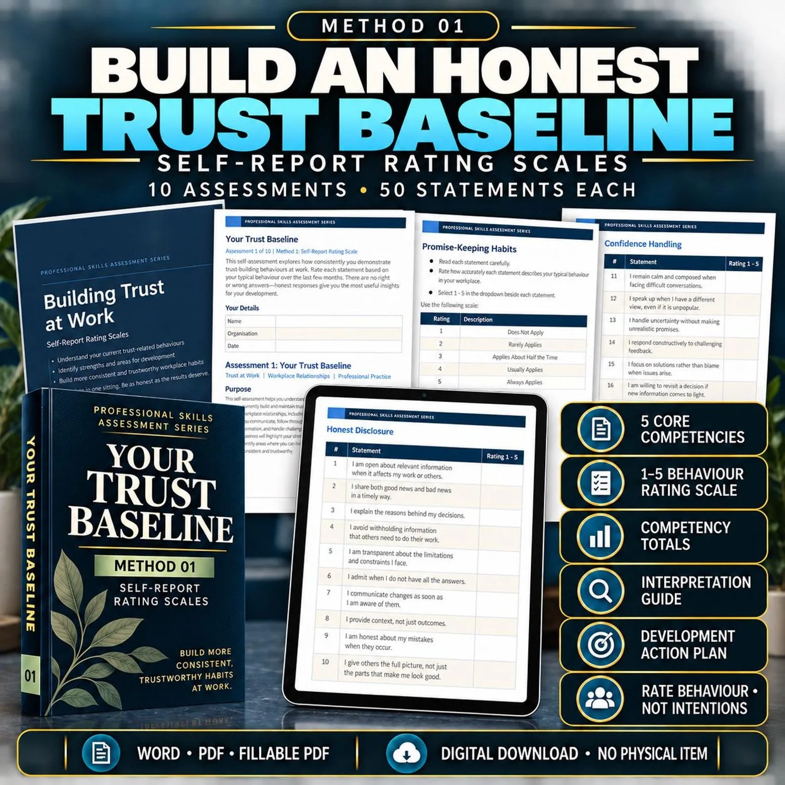 Trust Development — The Complete 50-Assessment Suite — Building Trust at Work