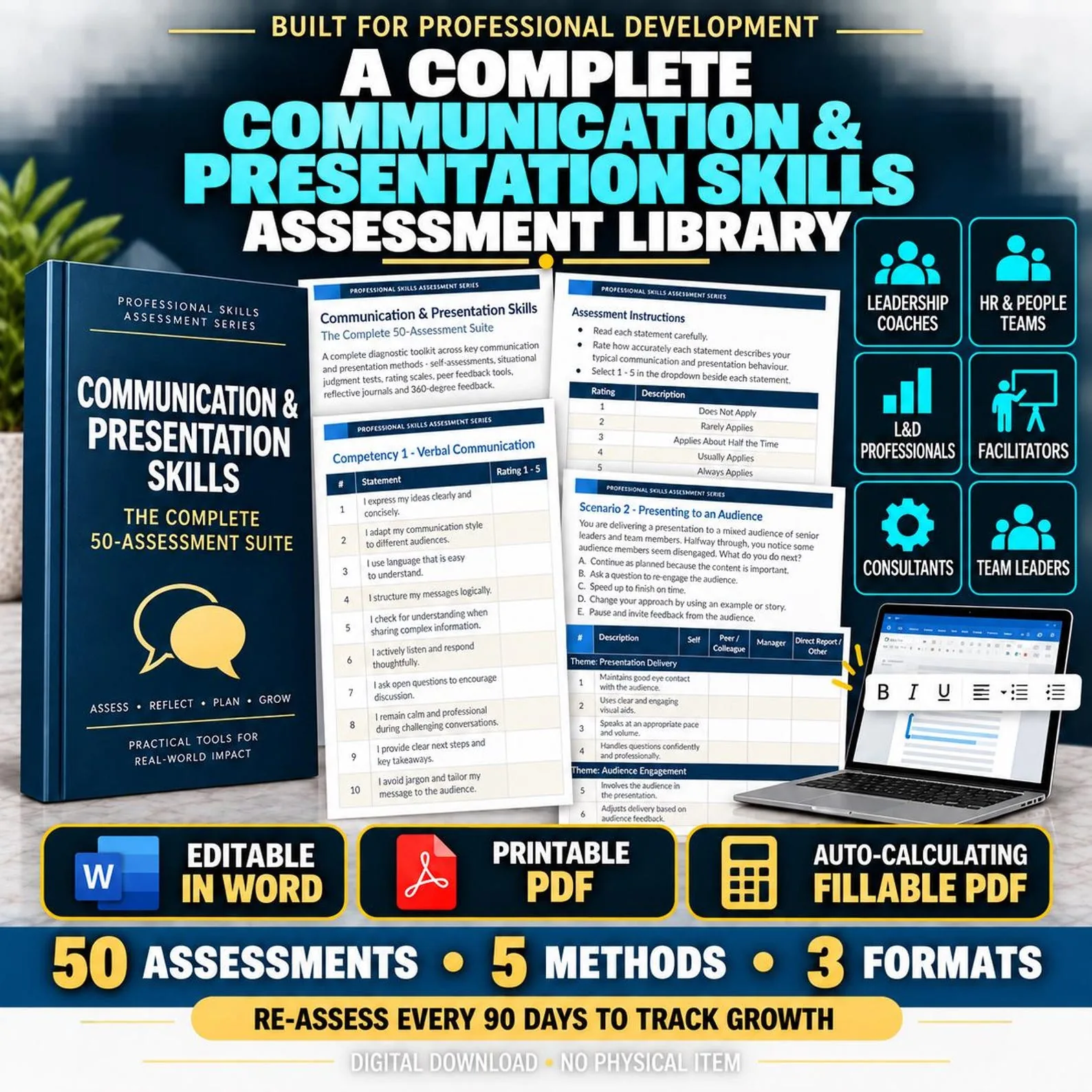 Communication & Presentation Skills — The Complete 50-Assessment Suite