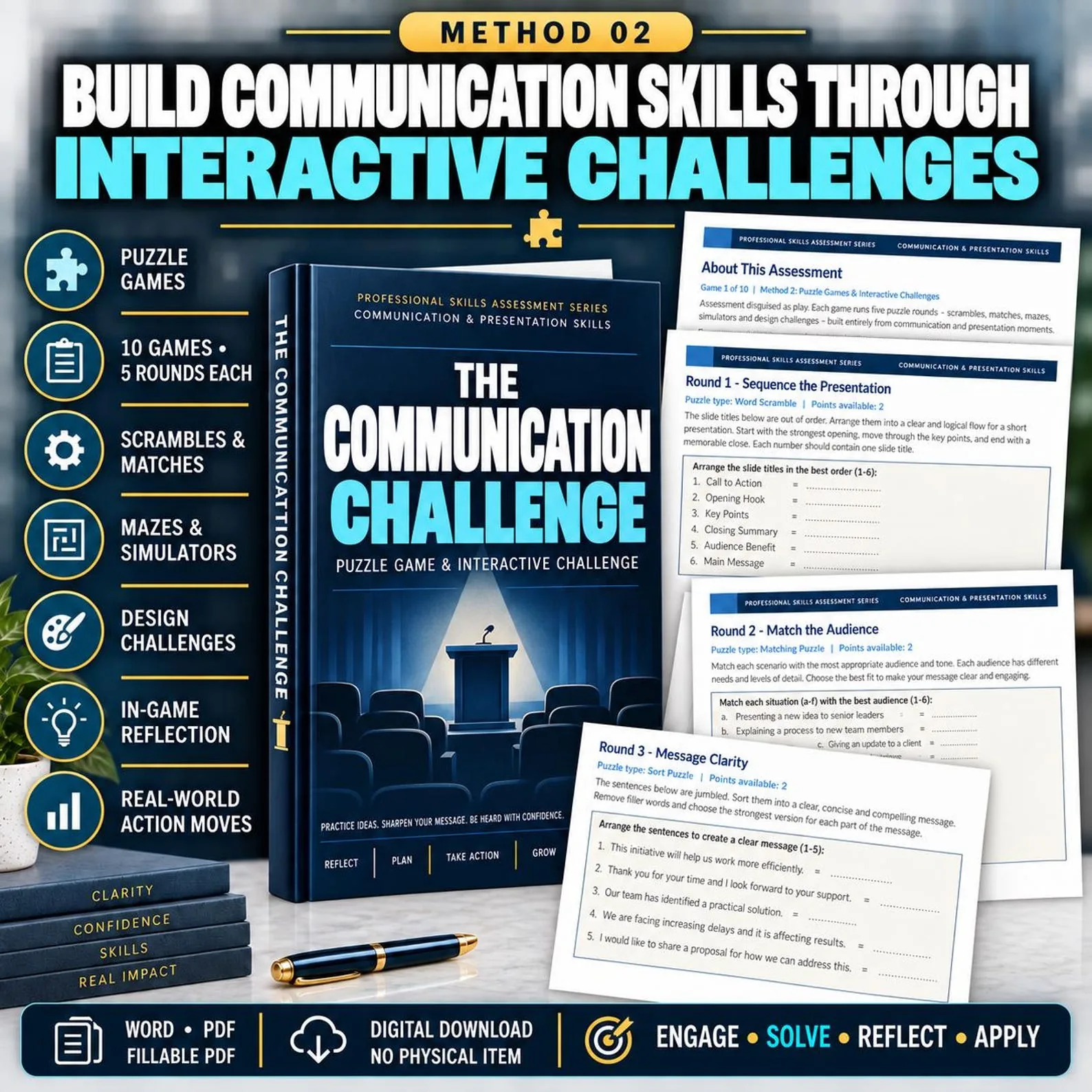 Communication & Presentation Skills — The Complete 50-Assessment Suite — Communication Presentation Skills