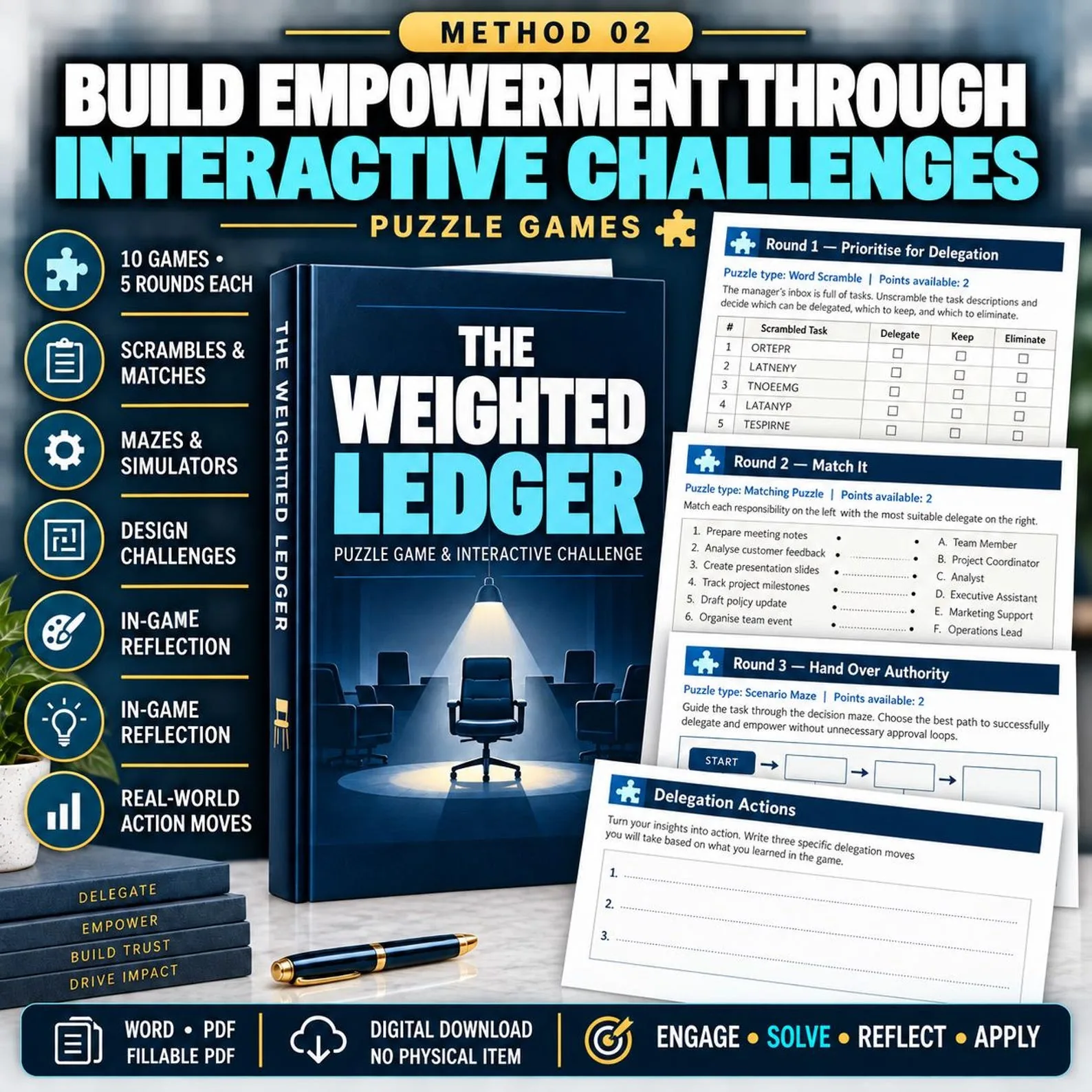 Delegation & Empowerment — The Complete 50-Assessment Suite — Delegation Empowerment