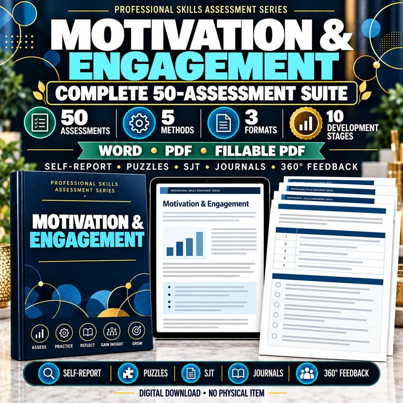Motivation & Engagement — The Complete 50-Assessment Suite — Motivation Engagement