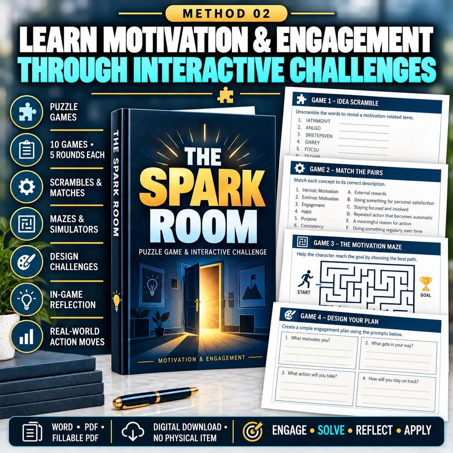 Motivation & Engagement — The Complete 50-Assessment Suite — Motivation Engagement