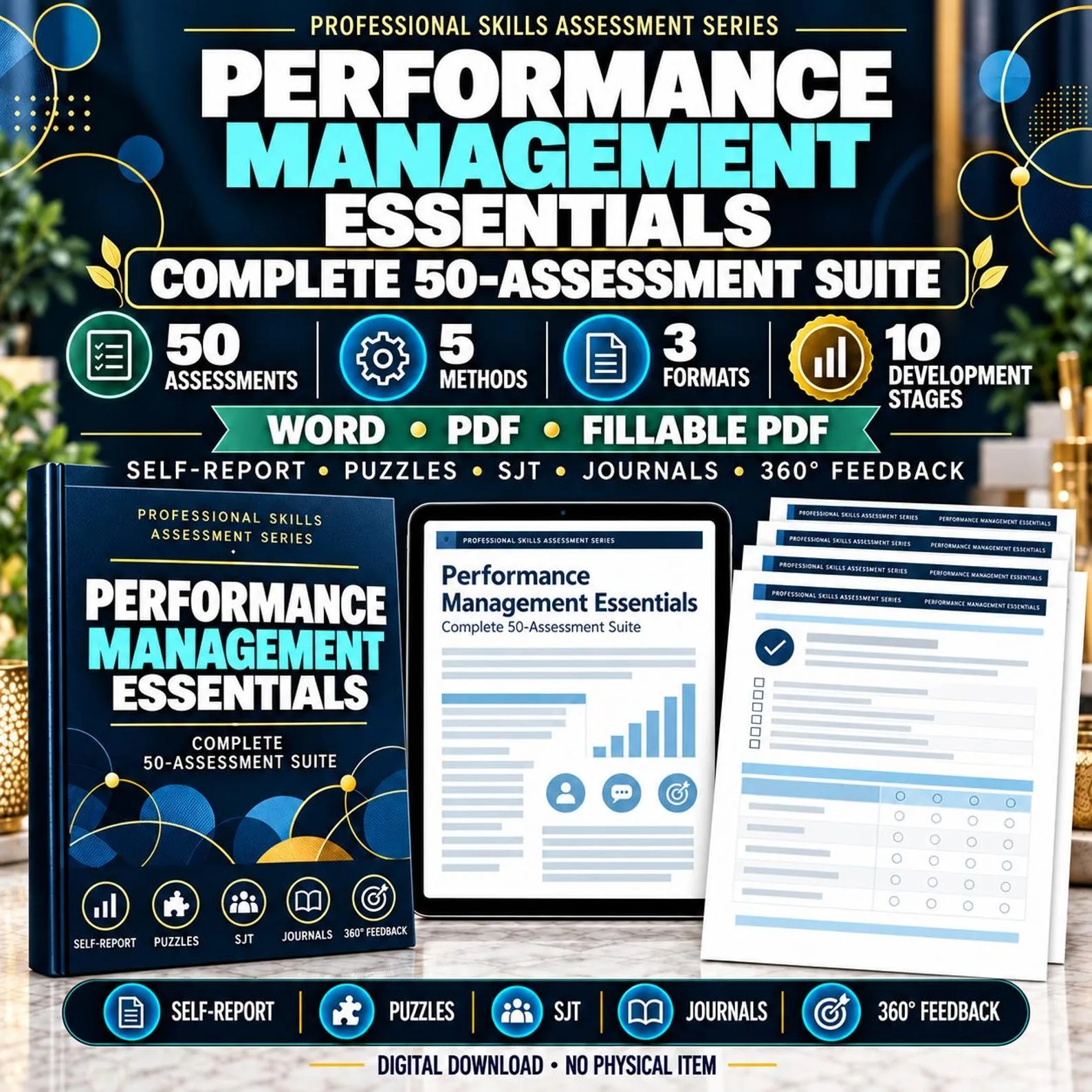Performance Management Essentials — The Complete 50-Assessment Suite — Performance Management Essentials