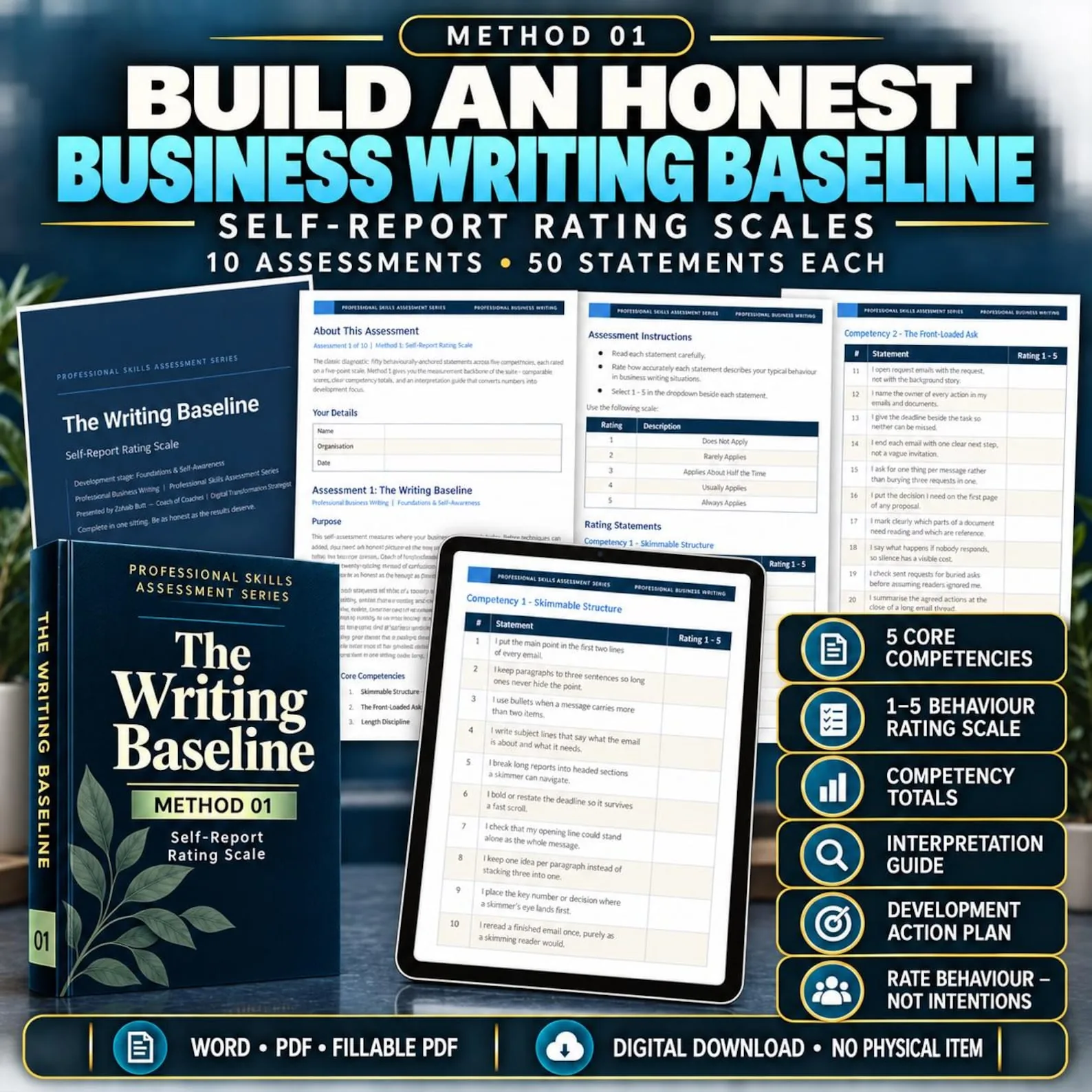 Professional Business Writing — The Complete 50-Assessment Suite — Professional Business Writing