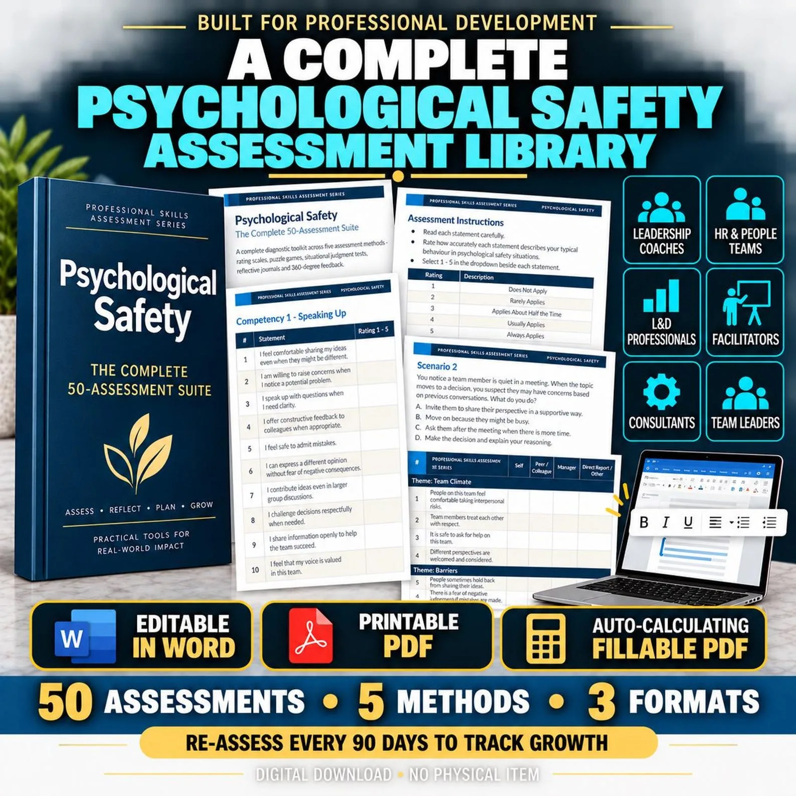 Psychological Safety — The Complete 50-Assessment Suite