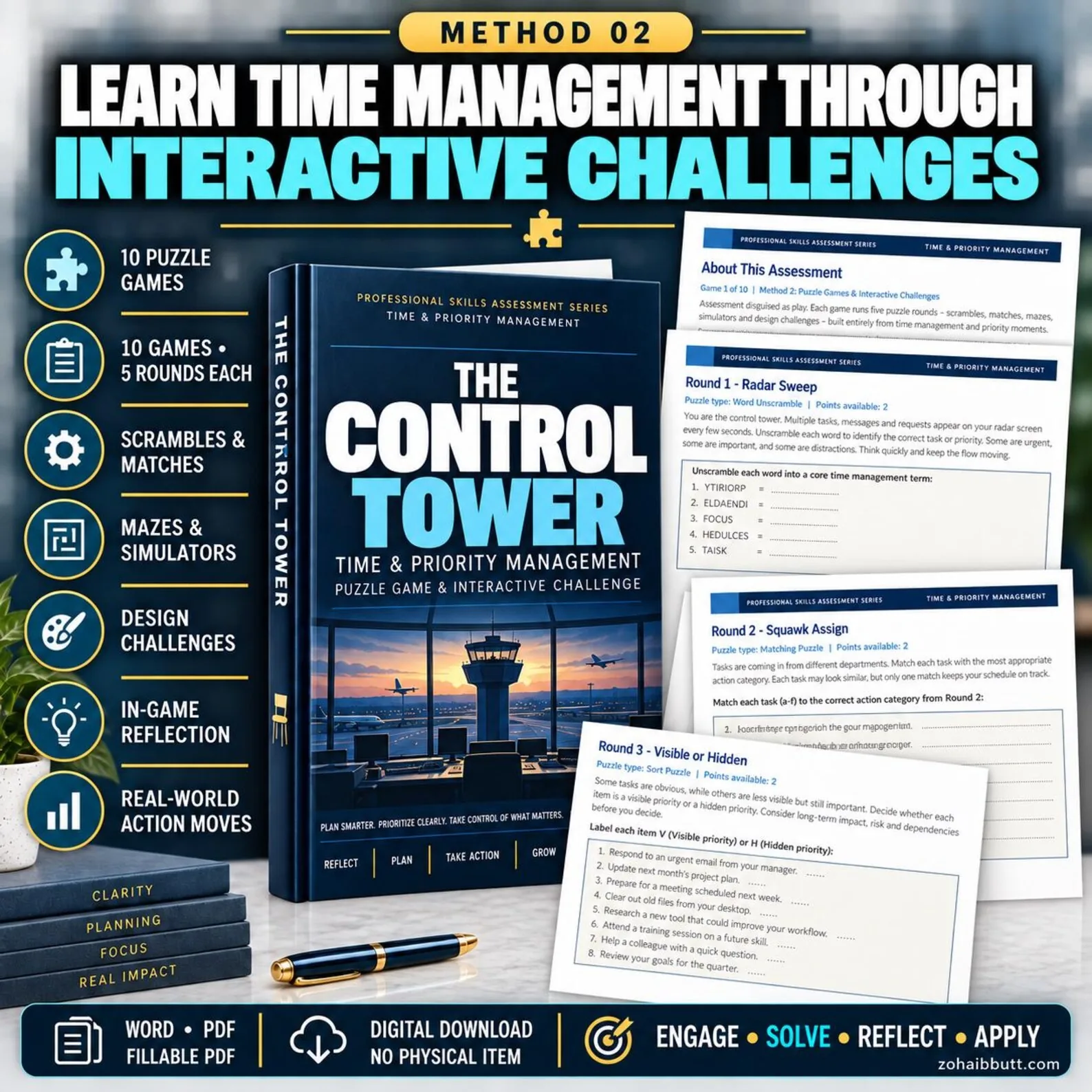 Time & Priority Management — The Complete 50-Assessment Suite — Time Priority Management