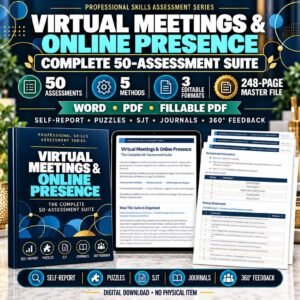 Virtual meetings online presence assessment