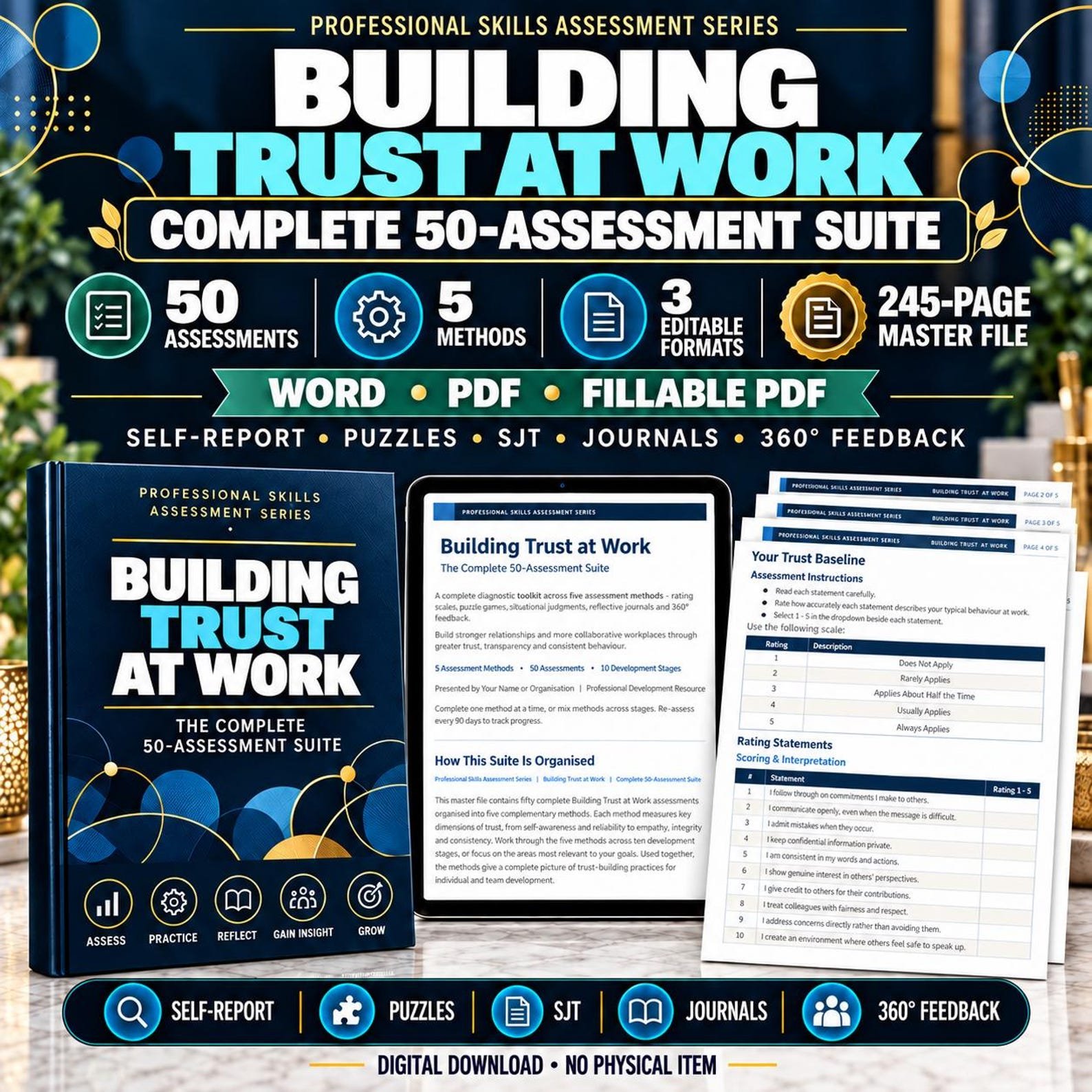 Building trust at work assessment