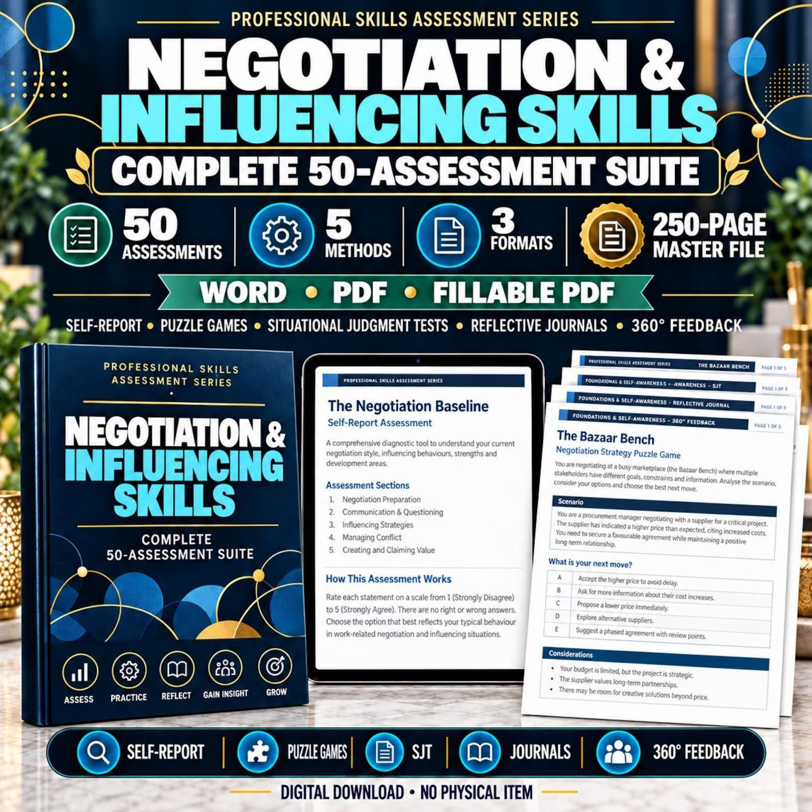 Negotiation influencing skills assessment