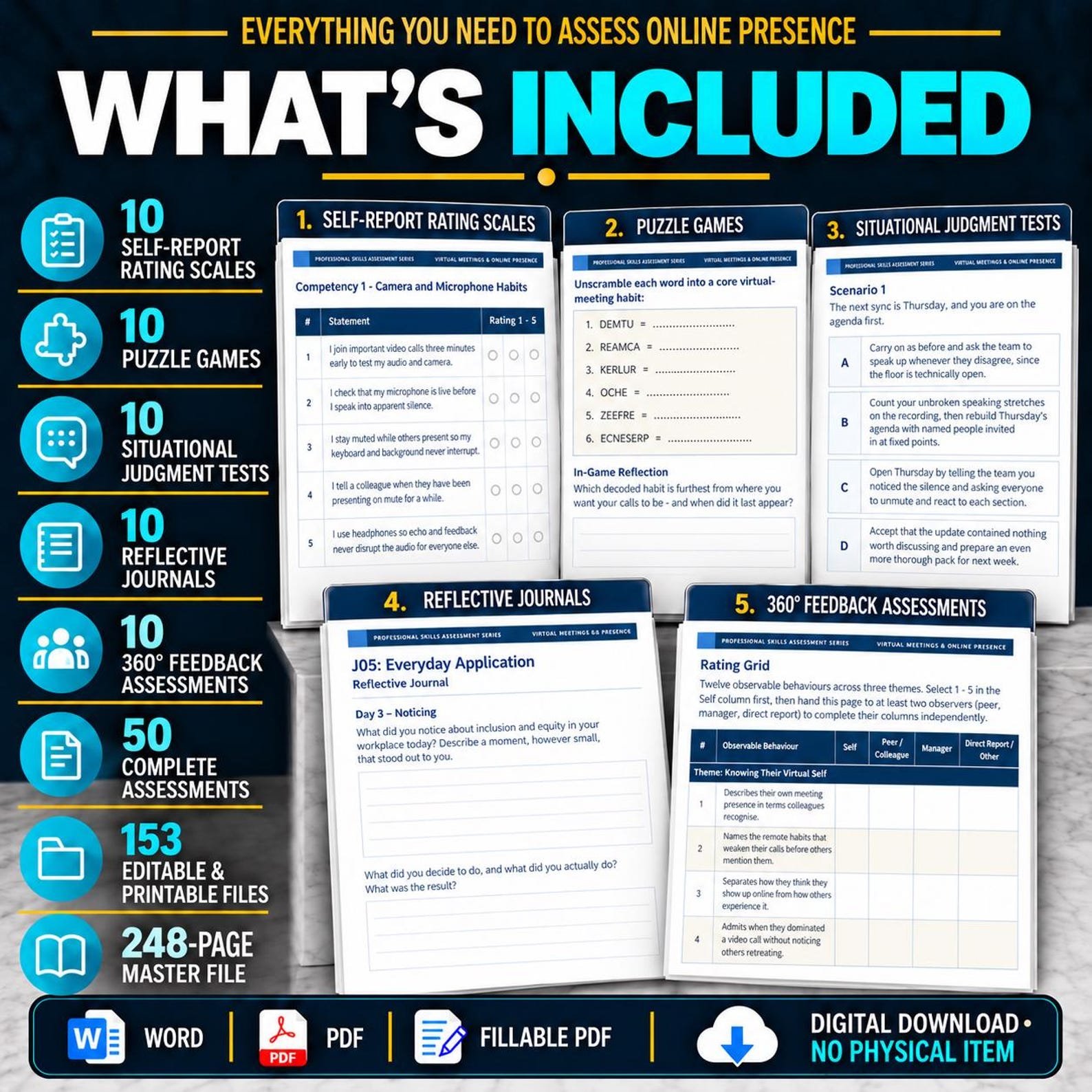 Virtual meetings online presence assessment - Image 5