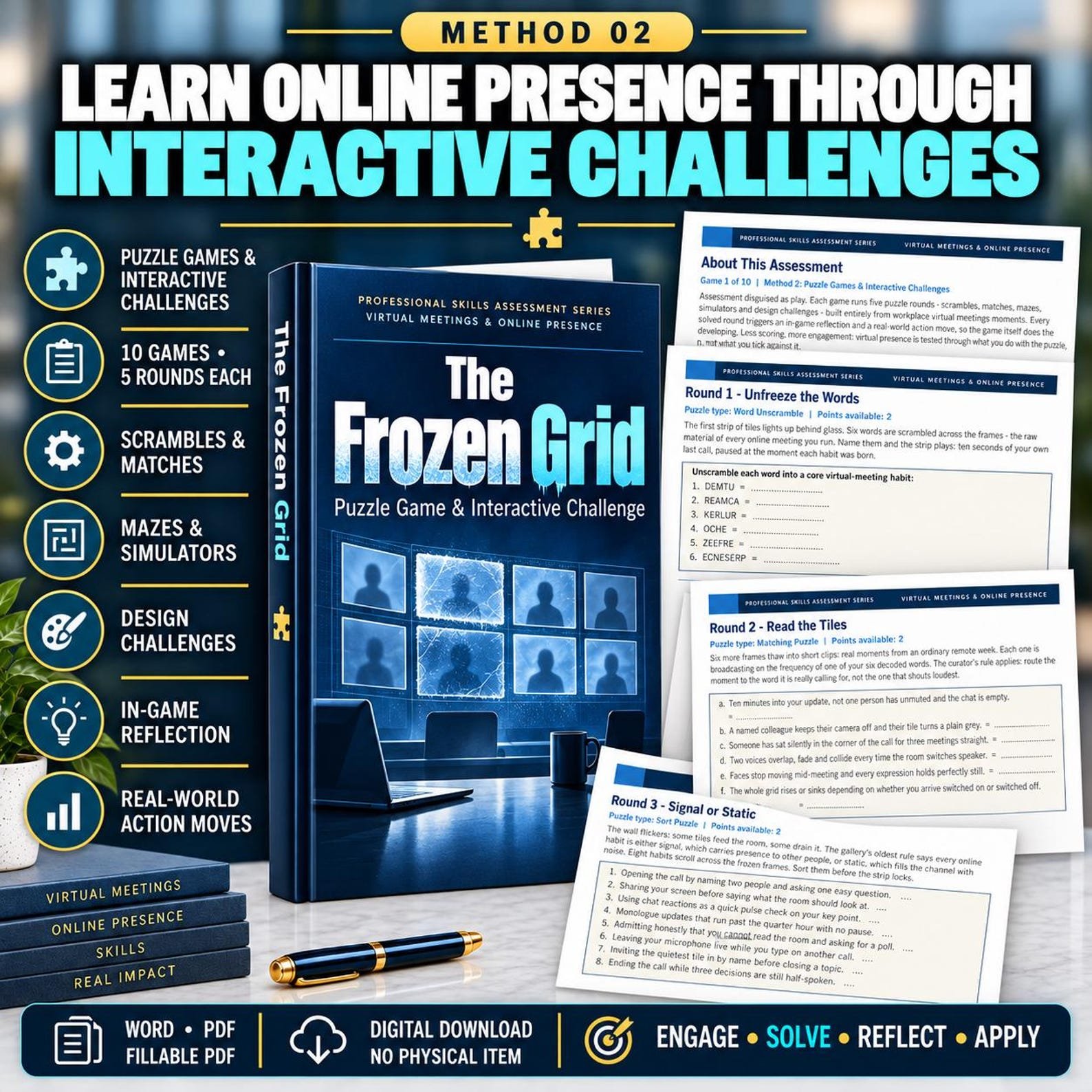 Virtual meetings online presence assessment - Image 3